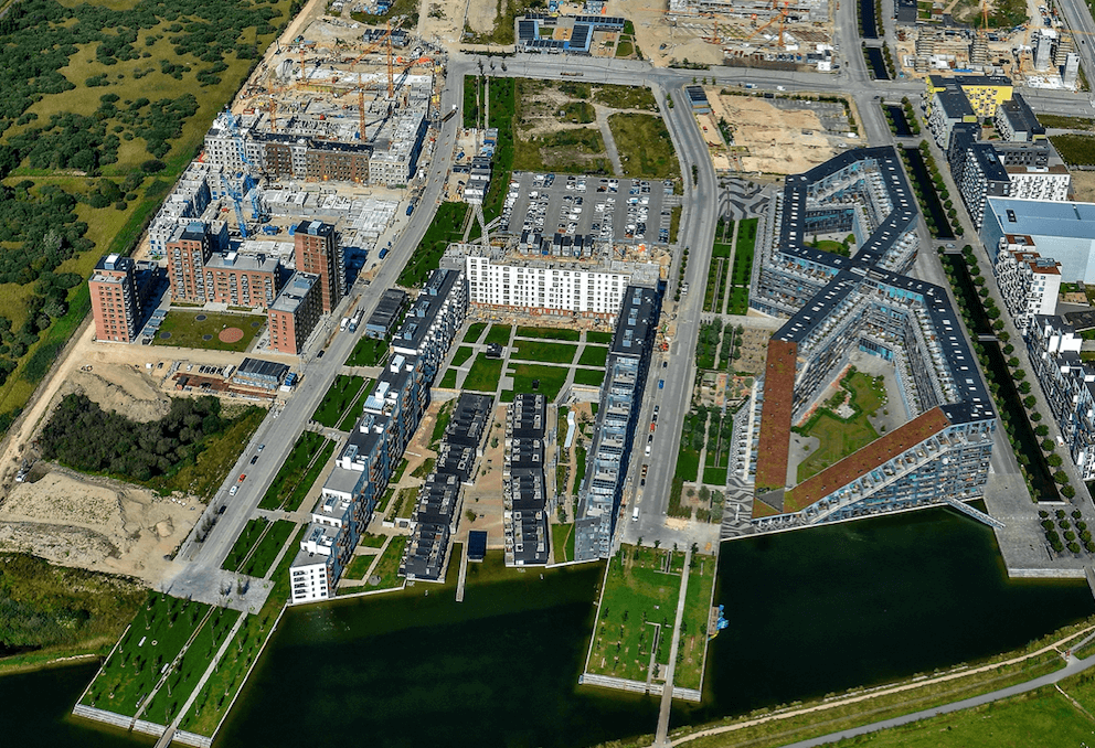 Ørestad Syd. Foto Arkitektgruppen