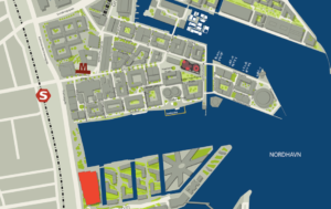 PwC bygger nyt domicil i Nordhavn på Marmormolen. Skitse By og Havn.