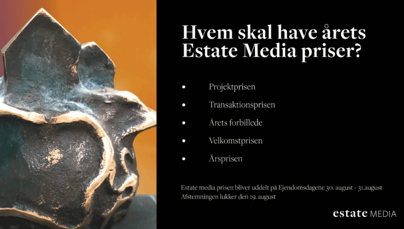 Estate Media Prisen er skabt af kunstneren Lina Murel Jardorf.