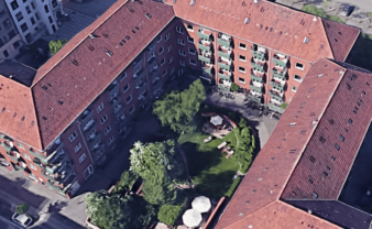 Andelsboligejendommen på Frederiksberg. Foto: Google Maps