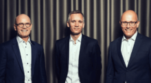 Kerebys direktion – fra venstre: COO Kenneth Ohlendorff, CEO Lars Pærregaard og CFO Ole Markussen. Foto: Kereby